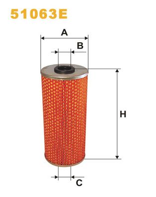 WIX FILTERS Eļļas filtrs 51063E